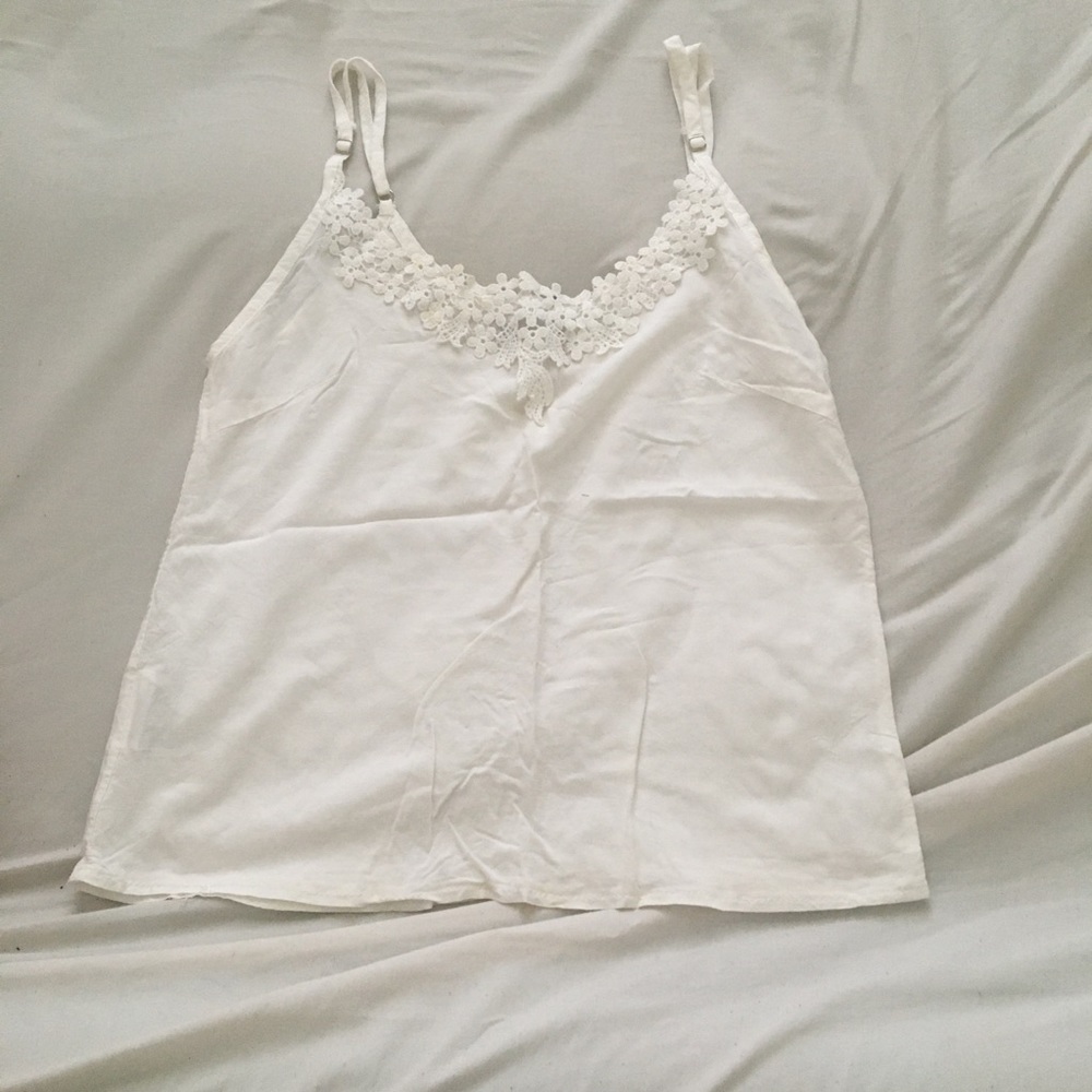 White tank top